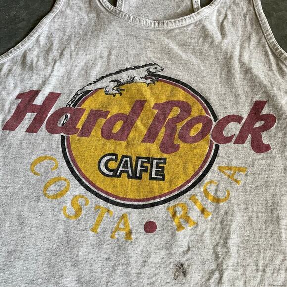 Vintage Hard Rock Cafe Costa Rica Iguana Lizard Tank Top Mens Small T-Shirt Y2K - Picture 2 of 10
